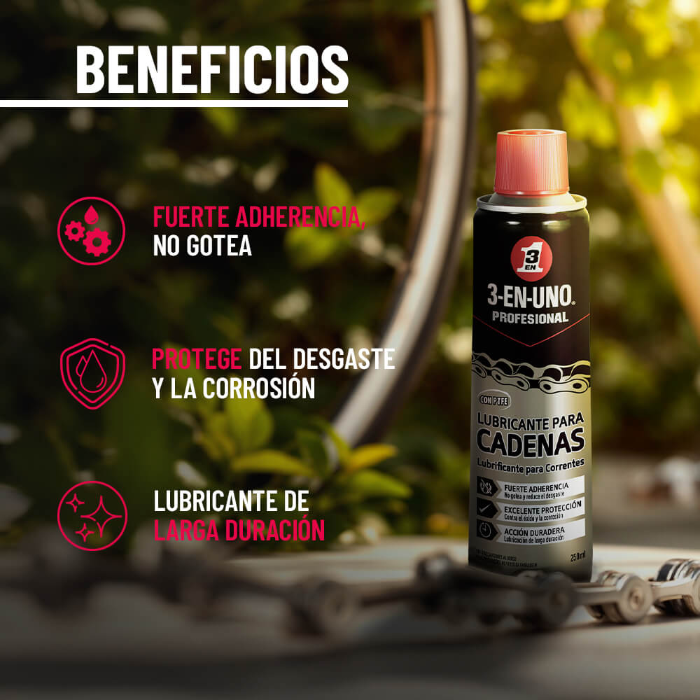 3 en uno lubricante cadenas